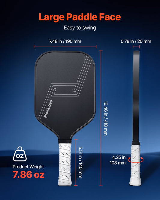 Pickleball Paddle Honeycomb Core Racket Body Helix